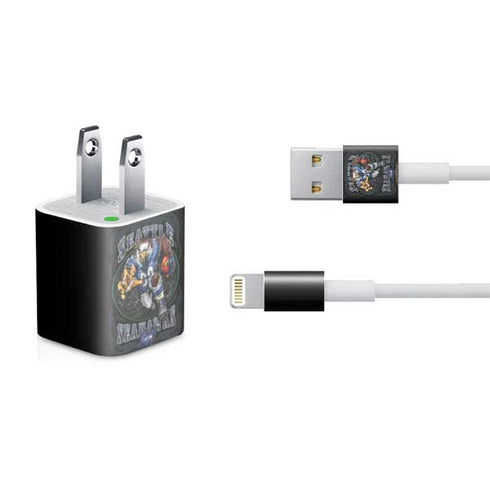 Liquid Blue NFL Seattle Seahawks Running Back iPhone Charger (5W USB) Skin