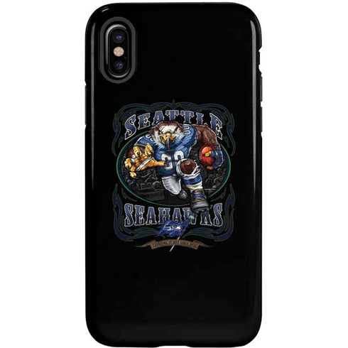 Liquid Blue NFL Seattle Seahawks Running Back iPhone X Pro Case