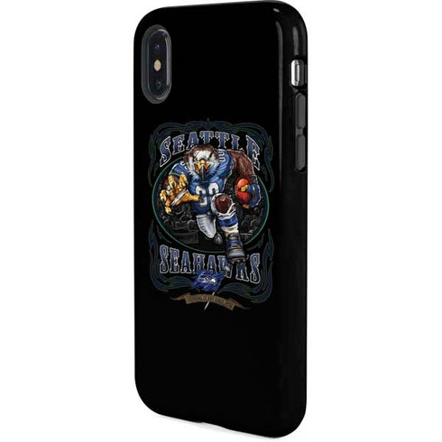 Liquid Blue NFL Seattle Seahawks Running Back iPhone X Pro Case