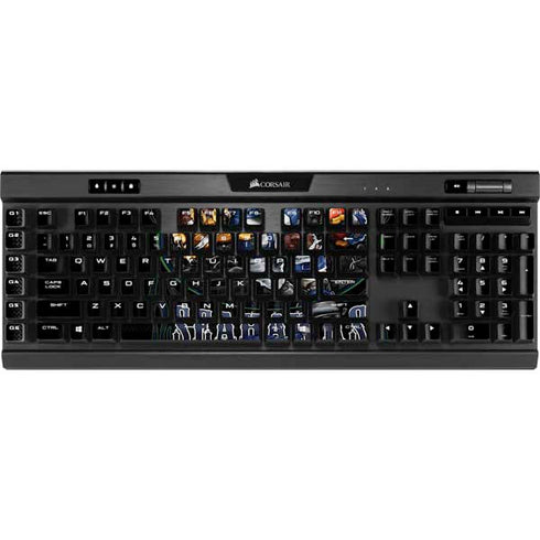 Liquid Blue NFL Seattle Seahawks Running Back K95 RGB PLATINUM Mechanical Gaming Keyboard Skin