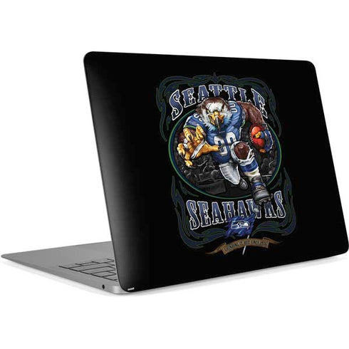 Liquid Blue NFL Seattle Seahawks Running Back Apple MacBook Air Skin
