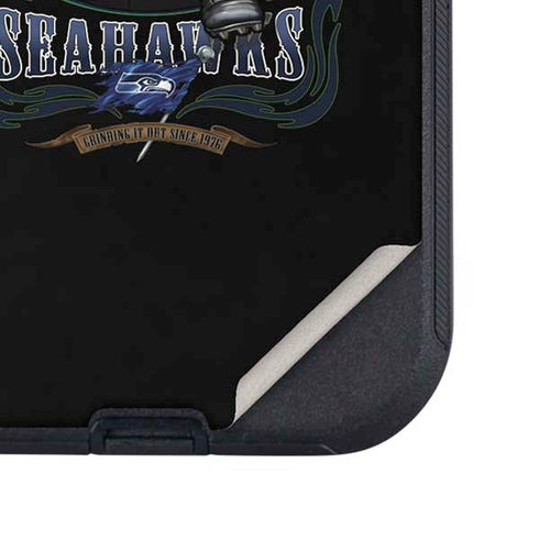 Liquid Blue NFL Seattle Seahawks Running Back Otterbox Defender iPhone Skin