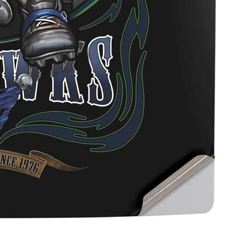 Liquid Blue NFL Seattle Seahawks Running Back PS5 Pro Disk Console Skin