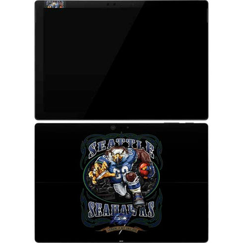 Liquid Blue NFL Seattle Seahawks Running Back Surface Pro 7 Skin