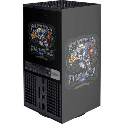 Liquid Blue NFL Seattle Seahawks Running Back XBox Series X Digital Edition Console Skin
