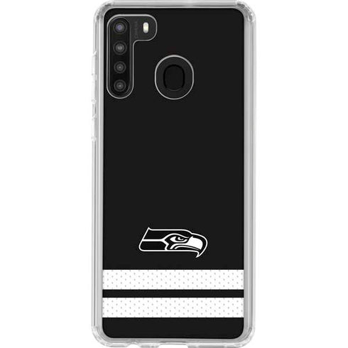 NFL Seattle Seahawks Shutout Galaxy A21 Clear Case