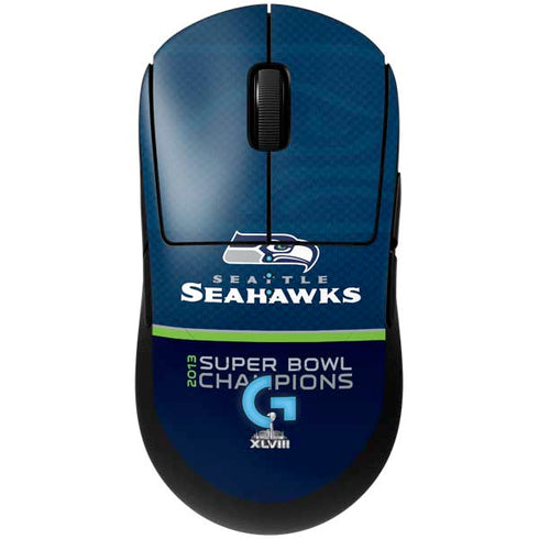 NFL Seattle Seahawks Super Bowl XLVIII G Pro Wireless Gaming Mouse Skin