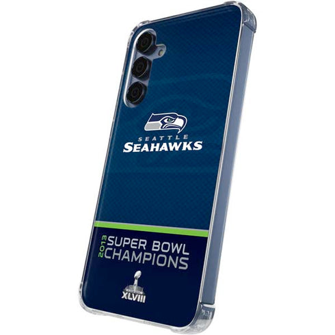 NFL Seattle Seahawks Super Bowl XLVIII Galaxy A55 5G Clear Case