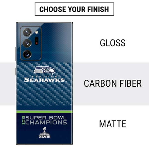NFL Seattle Seahawks Super Bowl XLVIII Galaxy Note20 Ultra 5G Skin