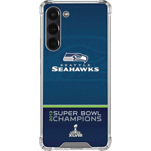 NFL Seattle Seahawks Super Bowl XLVIII Galaxy S24 FE Clear Case