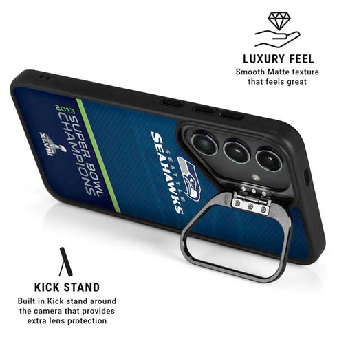 NFL Seattle Seahawks Super Bowl XLVIII Galaxy S25 Ultra Kickstand Case