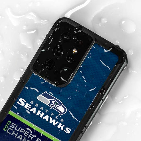 NFL Seattle Seahawks Super Bowl XLVIII Galaxy S24 Ultra Waterproof Case