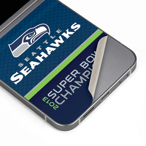 NFL Seattle Seahawks Super Bowl XLVIII Galaxy Z Flip6 Skin