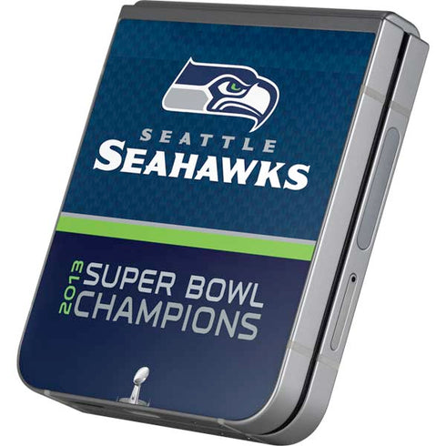 NFL Seattle Seahawks Super Bowl XLVIII Galaxy Z Flip6 Skin