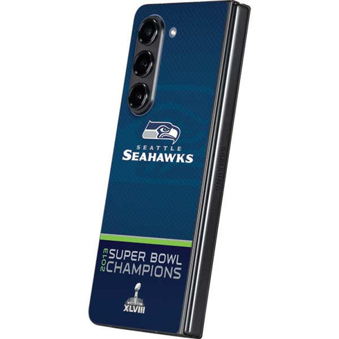 NFL Seattle Seahawks Super Bowl XLVIII Galaxy Z Fold5 5G Skin