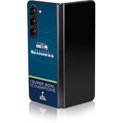 NFL Seattle Seahawks Super Bowl XLVIII Galaxy Z Fold5 5G Skin