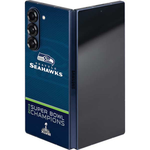 NFL Seattle Seahawks Super Bowl XLVIII Galaxy Z Fold6 Skin