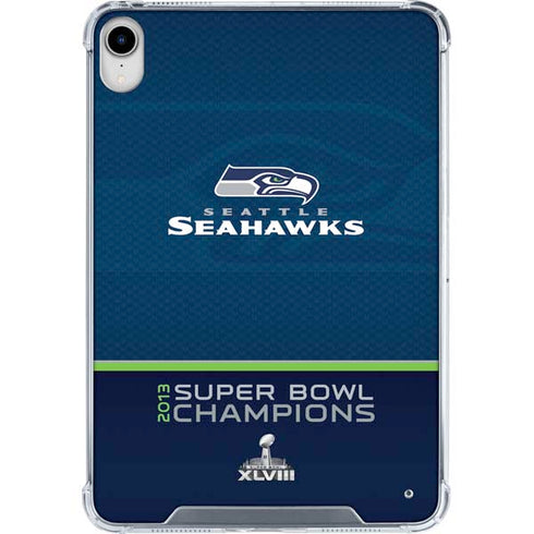 NFL Seattle Seahawks Super Bowl XLVIII iPad 11th Gen (2025) Clear Case