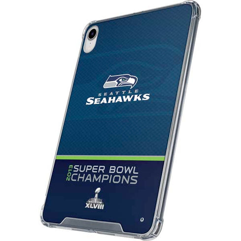 NFL Seattle Seahawks Super Bowl XLVIII iPad 11th Gen (2025) Clear Case