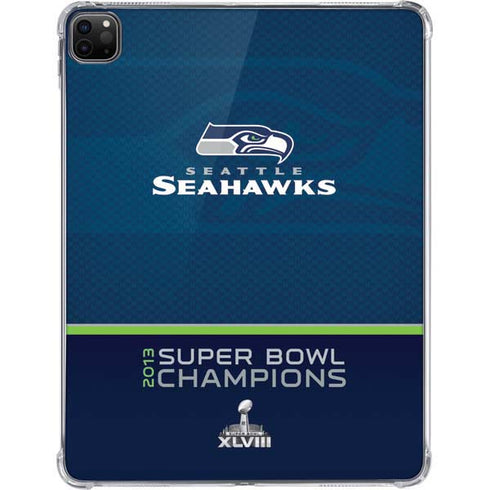 NFL Seattle Seahawks Super Bowl XLVIII iPad Pro 11in (2024) Clear Case