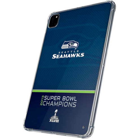 NFL Seattle Seahawks Super Bowl XLVIII iPad Pro 11in (2024) Clear Case
