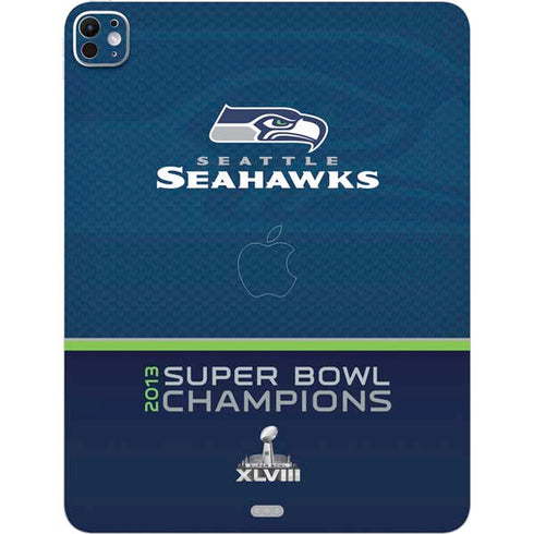 NFL Seattle Seahawks Super Bowl XLVIII iPad Pro 13in M4 (2024) Skin