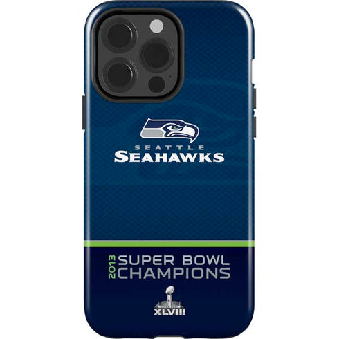 NFL Seattle Seahawks Super Bowl XLVIII iPhone 15 Pro Impact Case