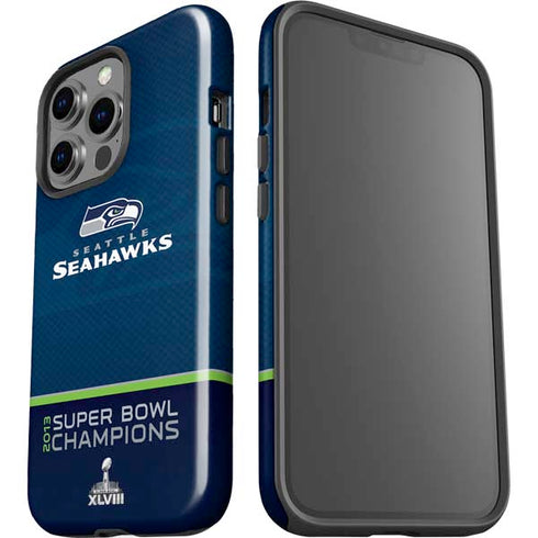 NFL Seattle Seahawks Super Bowl XLVIII iPhone 15 Pro Impact Case