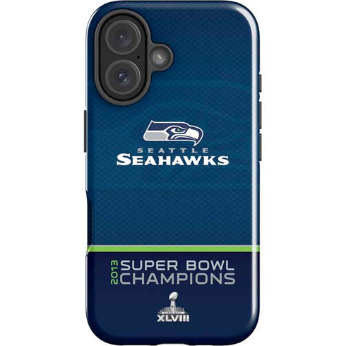 NFL Seattle Seahawks Super Bowl XLVIII iPhone 16 Impact Case