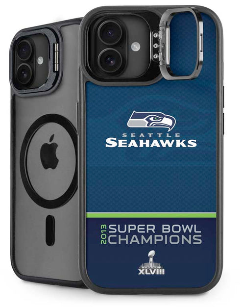 NFL Seattle Seahawks Super Bowl XLVIII iPhone 16 Plus Kickstand Case