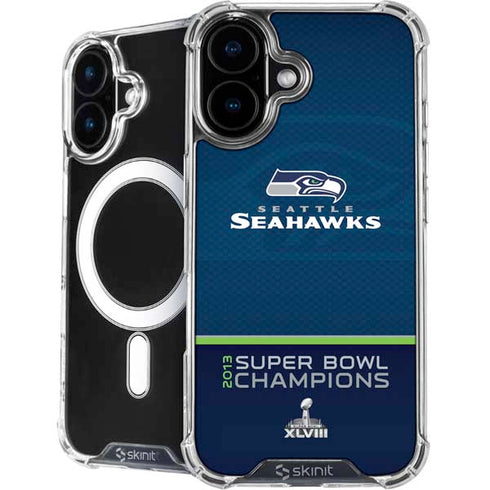 NFL Seattle Seahawks Super Bowl XLVIII iPhone 16 Plus MagSafe Case