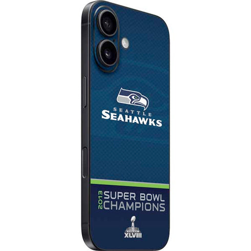 NFL Seattle Seahawks Super Bowl XLVIII iPhone 16 Plus Skin