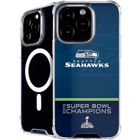 NFL Seattle Seahawks Super Bowl XLVIII iPhone 16 Pro Max MagSafe Case