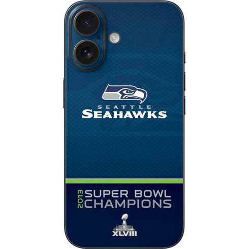 NFL Seattle Seahawks Super Bowl XLVIII iPhone 16 Skin