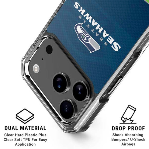 NFL Seattle Seahawks Super Bowl XLVIII iPhone 18 Pro Clear Case