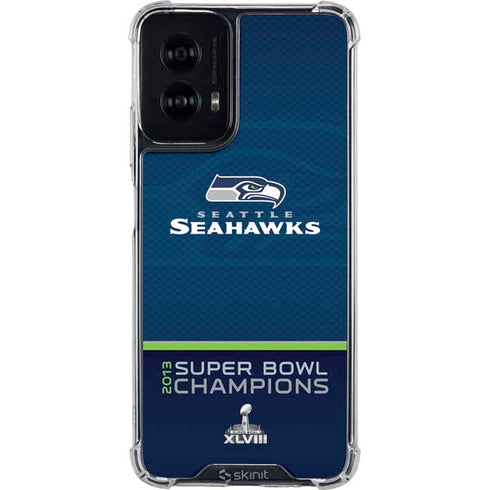 NFL Seattle Seahawks Super Bowl XLVIII Moto G Power 5G (2024) Clear Case