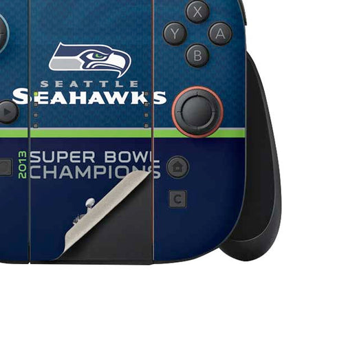 NFL Seattle Seahawks Super Bowl XLVIII Nintendo Switch 2 (2025) Joy-Con Controller Skin