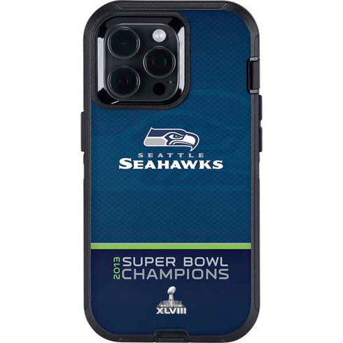 NFL Seattle Seahawks Super Bowl XLVIII Otterbox Defender iPhone Skin