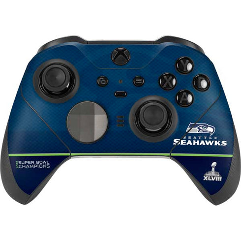 NFL Seattle Seahawks Super Bowl XLVIII Xbox Elite Wireless Controller Series 2 Skin