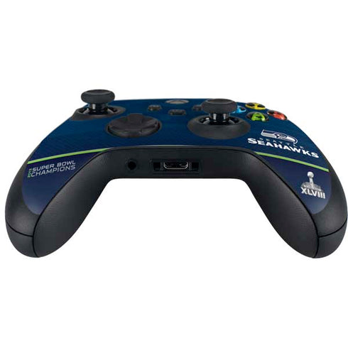 NFL Seattle Seahawks Super Bowl XLVIII Xbox Series X Controller Skin