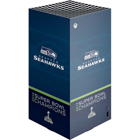NFL Seattle Seahawks Super Bowl XLVIII XBox Series X Digital Edition Console Skin