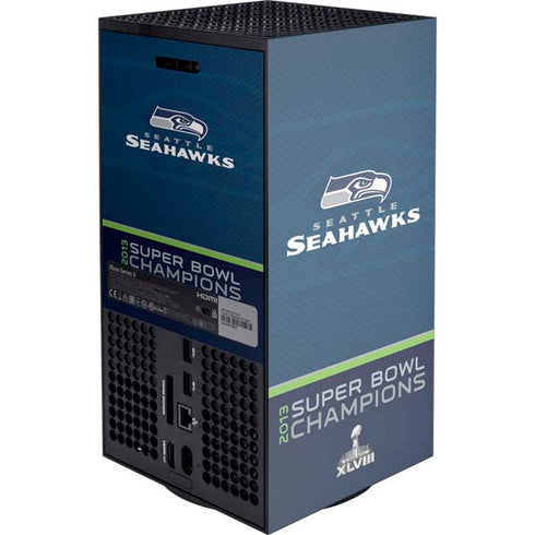 NFL Seattle Seahawks Super Bowl XLVIII XBox Series X Digital Edition Console Skin