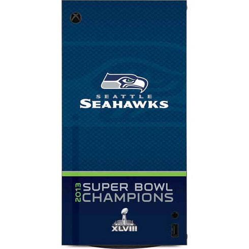 NFL Seattle Seahawks Super Bowl XLVIII XBox Series X Digital Edition Console Skin