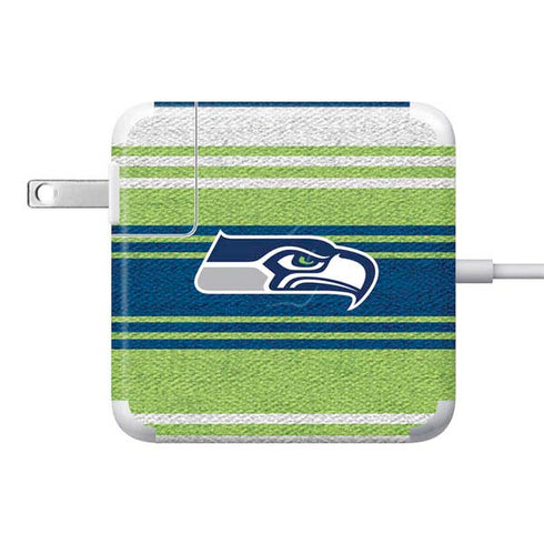 NFL Seattle Seahawks Trailblazer 85W Power Adapter (15 and 17 inch MacBook Pro Charger) Skin