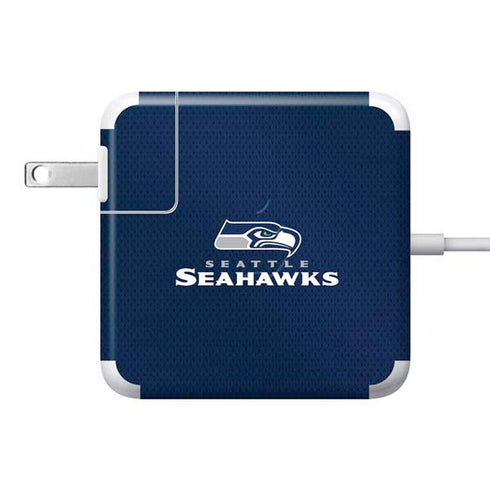 NFL Seattle Seahawks Team Jersey 85W Power Adapter (15 and 17 inch MacBook Pro Charger) Skin