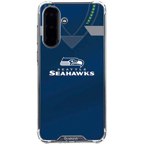 NFL Seattle Seahawks Team Jersey Galaxy A36 5G Clear Case