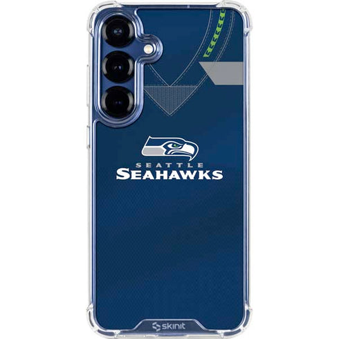NFL Seattle Seahawks Team Jersey Galaxy S25 Clear Case
