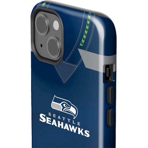 NFL Seattle Seahawks Team Jersey iPhone 15 Impact Case