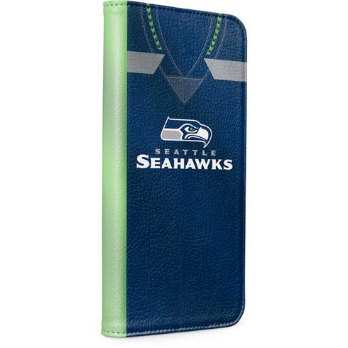 NFL Seattle Seahawks Team Jersey iPhone 15 Plus Folio Case