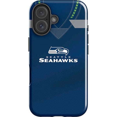 NFL Seattle Seahawks Team Jersey iPhone 16 Plus Impact Case